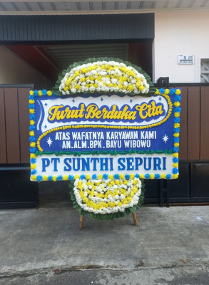 Papan Bunga Duka di Merigi