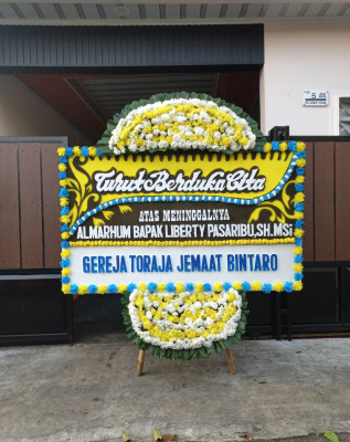 Papan Bunga Duka di Merigi
