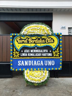 Papan Bunga Duka di Merigi